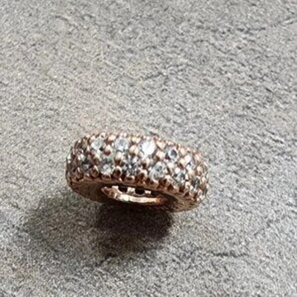 Pandora Clear Sparkle Spacer Charm - Picture 3 of 5